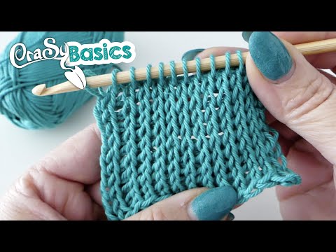 Crochet like knitting - the Tunisian knit stitch