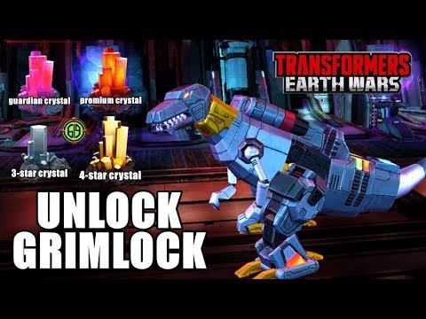 GRIMLOCK UNLOCKED - TRANSFORMERS: EARTH WARS Crystals Opening