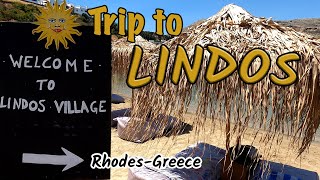 LINDOS, GREECE on the island of RHODES, GREECE BY FAST BOAT