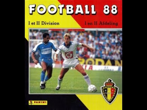 STICKERS PANINI BELGIUM CHAMPIONSHIP 1988 ST TRUIDEN