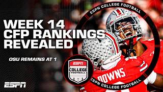 WEEK 14 2025 College Football Playoff Rankings REVEALED 👀🍿 | ESPN College Football