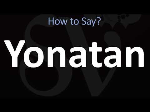 How to Pronounce Yonatan? (CORRECTLY)