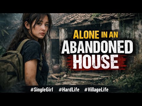 Alone in an abandoned house, a young single girl searches for a new beginning#SingleGirl #Abandoned