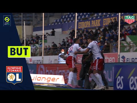 But Tino KADEWERE (12' - OLYMPIQUE LYONNAIS) RC STRASBOURG ALSACE - OLYMPIQUE LYONNAIS (2-3) 20/21