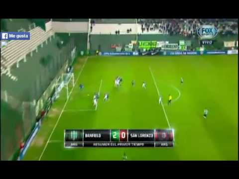 Gol de Jorge Rodriguez - Banfield 1 x 0 San Lorenzo - Copa Sudamericana