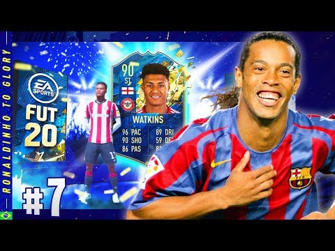 OMG WE GET 96 PACE TOTS WATKINS SBC!! - FIFA 20 RONALDINHO TO GLORY #7