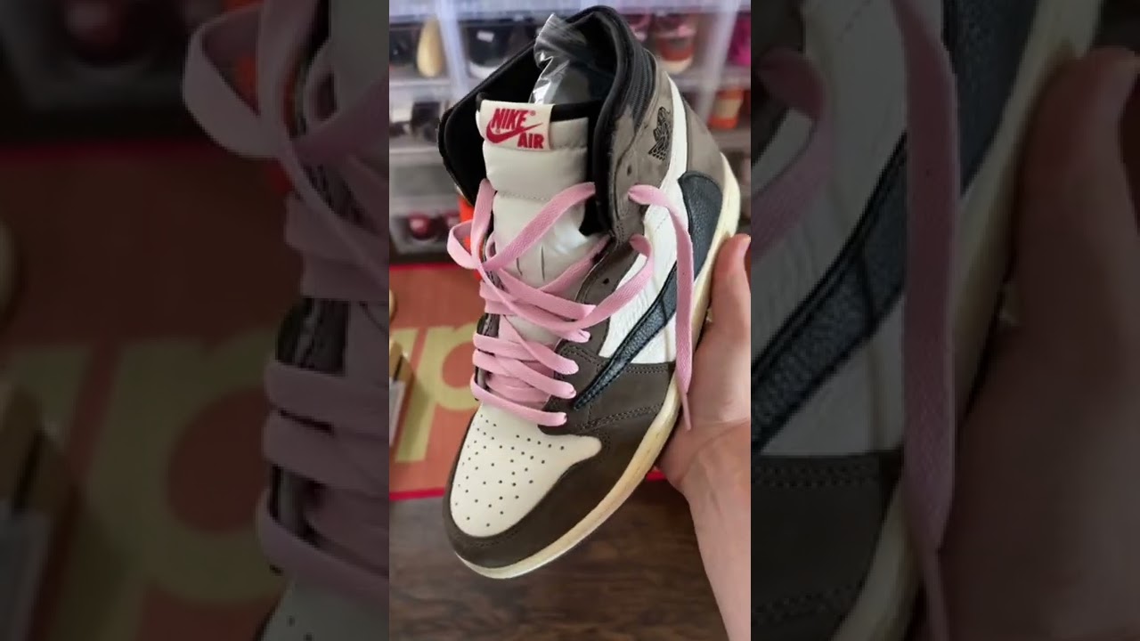 Will the Travis Scott Air Jordan 1 High Crease! #shorts