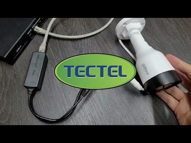 Vídeo relacionado con TIENFOKOTA PoE Splitter Power Over Ethernet 48V a 12V IP55 impermeable, conector CC de 5,5 x 2,1 mm, IEEE 802.3af/at, adecuado para cámaras IP, blanco (2PCS)