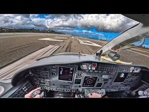 Citation Encore Jet Pre-Flight Tips | FMS Setup + Full POV Flight to Jackson Hole