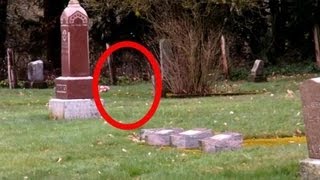 Ghost of young boy spotted in cemetery