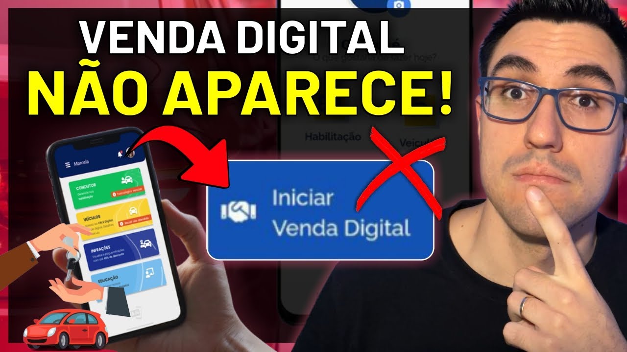 TRANSFERÊNCIA DE VEÍCULO NÃO APARECE CNH DIGITAL! O QUE FAZER? VENDA e ASSINATURA DIGITAL