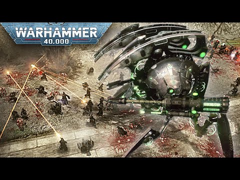 UNIFICATION MOD 2023 - Necrons vs Death Korps of Krieg | Warhammer 40k: Dawn of War: Soulstorm