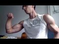 Teen muscle god arms and vascularity