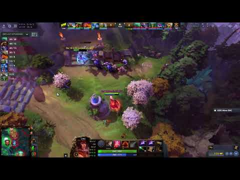 GESC: Natus Vincere vs FNATIC - Dendi Lina player perspective Rapier comeback