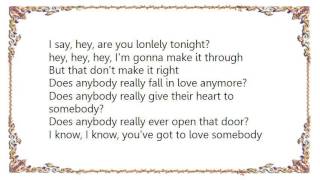 Cher - Does Anybody Really Fall in Love Anymore Lyrics