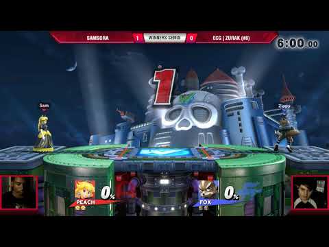 VS Weekly 7/12/18 - Winners Semis - Samsora (Peach) vs ECG | Zurak (Fox) - Smash 4