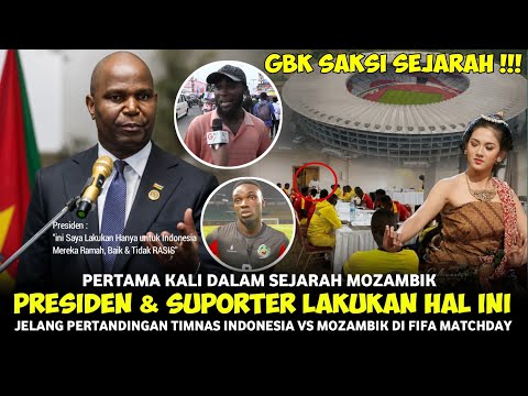 TRENDING DI AFRIKA - Presiden, Pemain & Suporter Mozambik Ucapkan Terimakasih Indonesia Karena ini