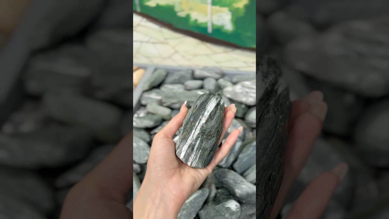 Зелёный ангел галтованный 60-100 мм