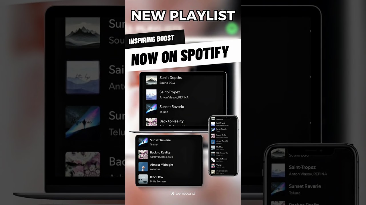 New Spotify Playlist - INSPIRING BOOST and unlock a world of energy, passion, and optimism.