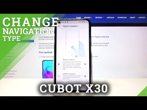 CUBOT X30 and Air Gestures Option – Activate Gesture Navigation