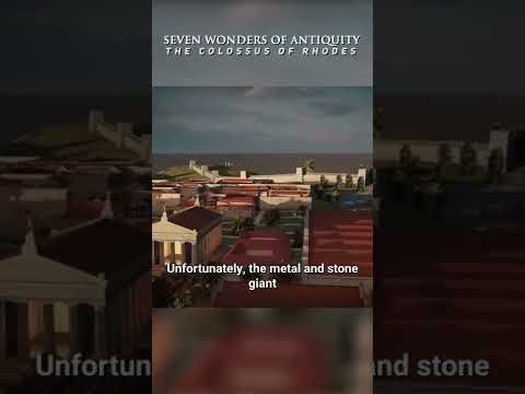The Colossus of Rhodes - Seven wonders of ancient world #shorts #history #fyp #documentary