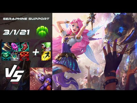SUPPORT Seraphine vs Soraka - NA Challenger Patch 14.15
