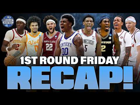 2026 March Madness Friday Round 1 Reaction! Kentucky-Santa Clara buzzer beater! Taris Reed 31 & 27!