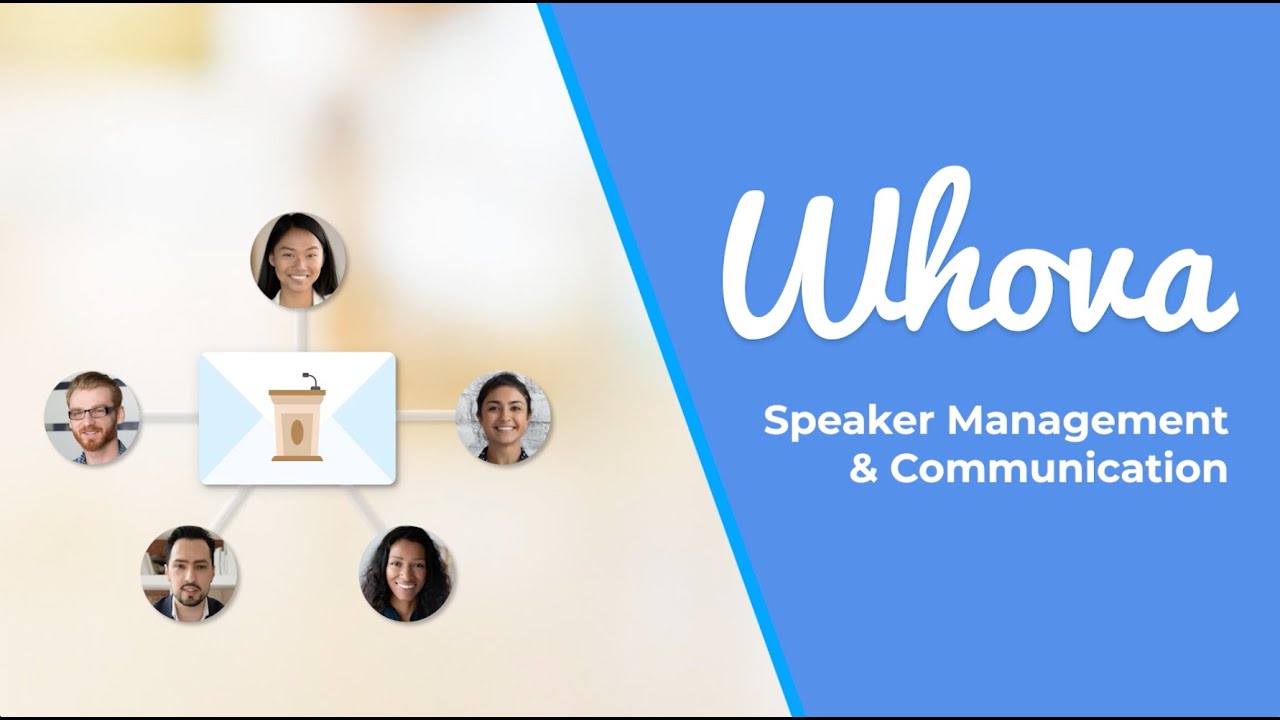 Whova Speaker Management and Communication