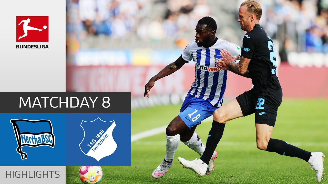 Hertha BSC vs TSG Hoffenheim highlights