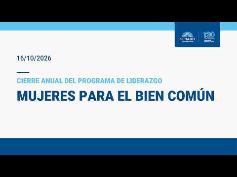 CIERRE DEL PROGRAMA "MUJERES POR EL BIEN COMÚN"