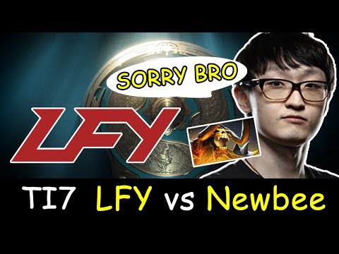 Dota2 The International 2017: LGD.Forever Young (Dire) vs Newbee (Radiant) highlights