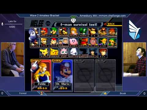 MMOM Bi-Monthly 10 SSBM - Forrest (C. Falcon, Doc) vs. Brook (Sheik) - Melee Amateur Bracket