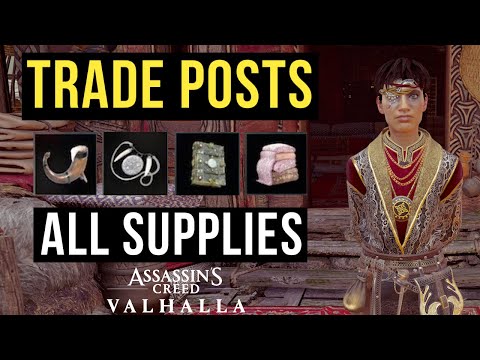 TRADE POSTS to Build First -- Get All Irish Supplies FAST | AC Valhalla Wrath of the Druids DLC