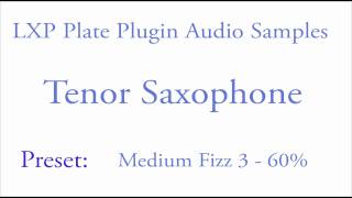 Video thumbnail for LXP Plate Plugin Tenor Saxophone Samples.mov by LexiconPro