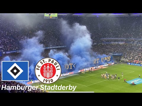 Hamburger SV vs. FC St. Pauli | Choreos, Pyroshows, packendes Stadtderby mit knappem HSV Sieg