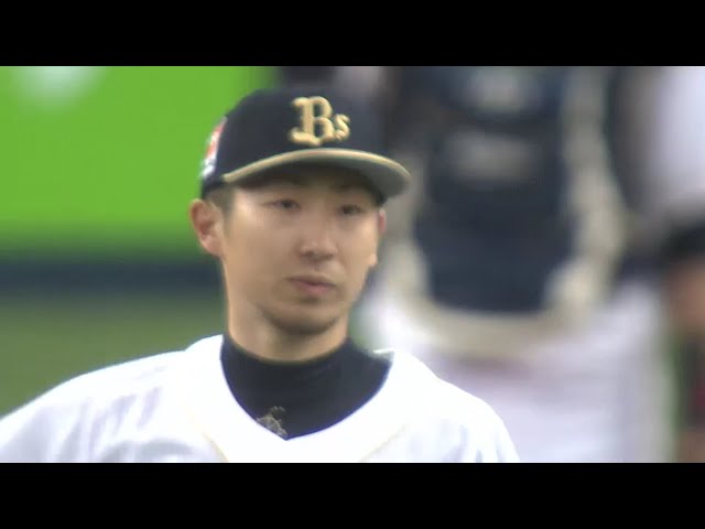 【4回表】痛烈な当たりが幸いし？バファローズ・金子千尋が「フェンス直撃単打」許す 2016/3/9 Bs-S