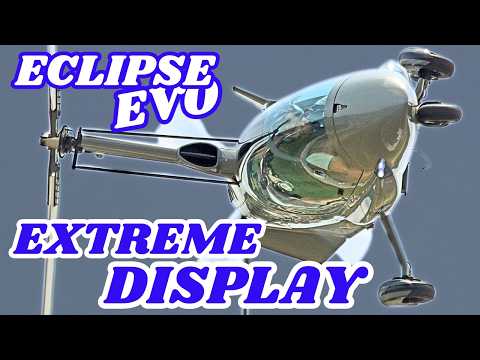 Ela Aviacion Eclipse EVO - EXTREME DISPLAY FLIGHT - COCKPIT VIEW - Flight&Fun 2024 - Pavullo Aifield