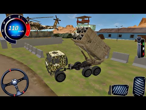 US Army Military Truck Driving Simulator 3D Game - Army Cargo Truck - Android Gameplay || Part 01