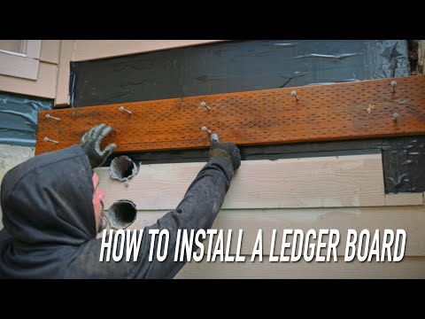 How To Install A Ledger Board || Dr Decks