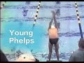 11 year old Michael Phelps wins 50 Butterfly - 1997