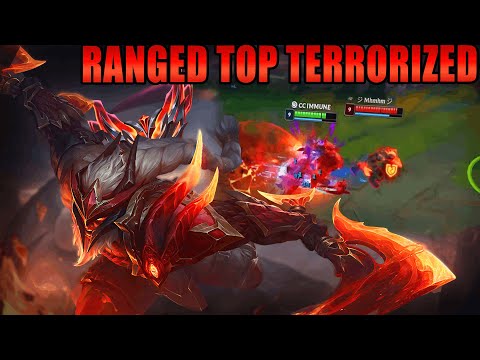 If you are struggling against ranged top play this champion
