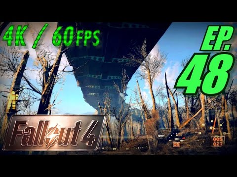 Fallout 4 Walkthrough in 4K Ultra HD / 60fps, Part 48: Responding to Cambridge Police Station