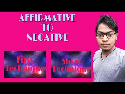 AFFIRMATIVE TO NEGATIVE BY ABDULLAH AL MAMUN