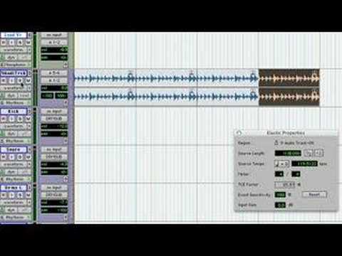 Pro Tools®  7.4 - Making Audio Files Elastic