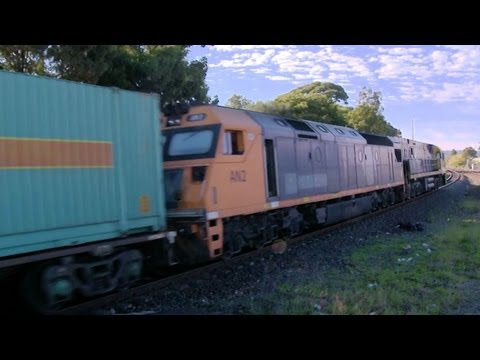 Freight Train in New South Wales - PoathTV Australian Trains, Railways & Railroads