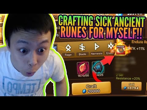 My BEST Ancient Rune EVER Crafted! AMAZING Rune & Reapps!  - HUGE Rune OVERHAUL Day! - Summoners War