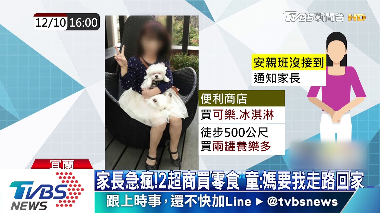 女童不想去安親班 稱遭「戴面具阿姨」帶走