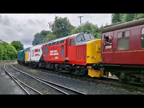 37264 and 418 passing Grosmont MPD