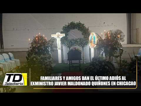 Familiares y amigos dan el último adiós al exministro Javier Maldonado Quiñones en Chicacao