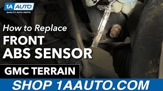 How to Replace Front ABS Sensor 10-17 GMC Terrain